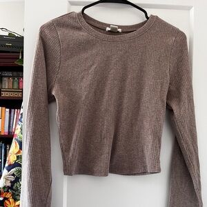 Bozolo ribbed long sleeve shirt